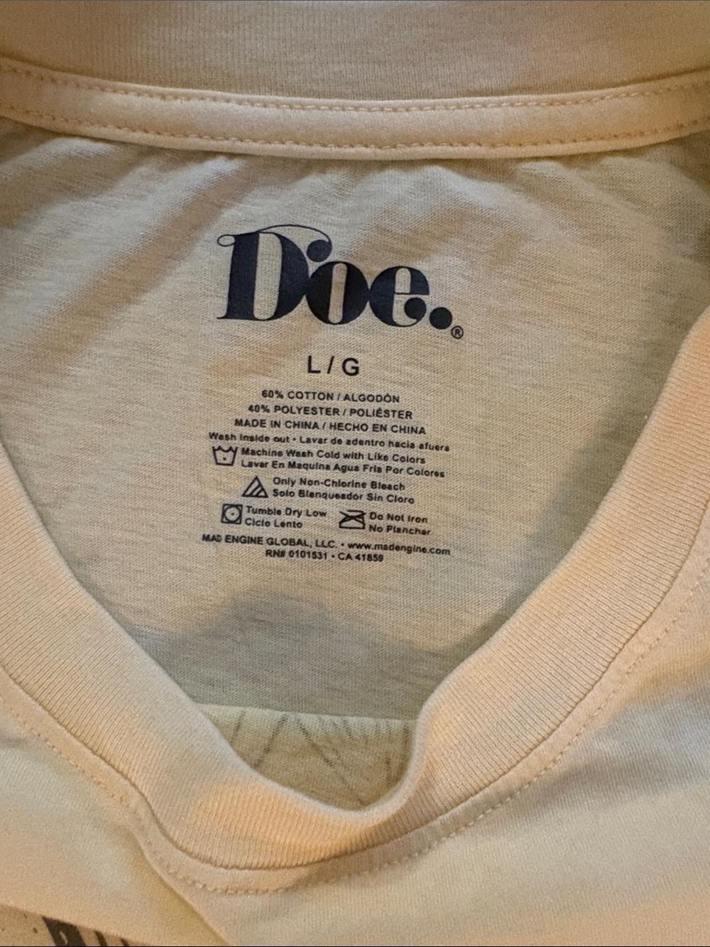 DOE ladies tee - Picture 3 of 4